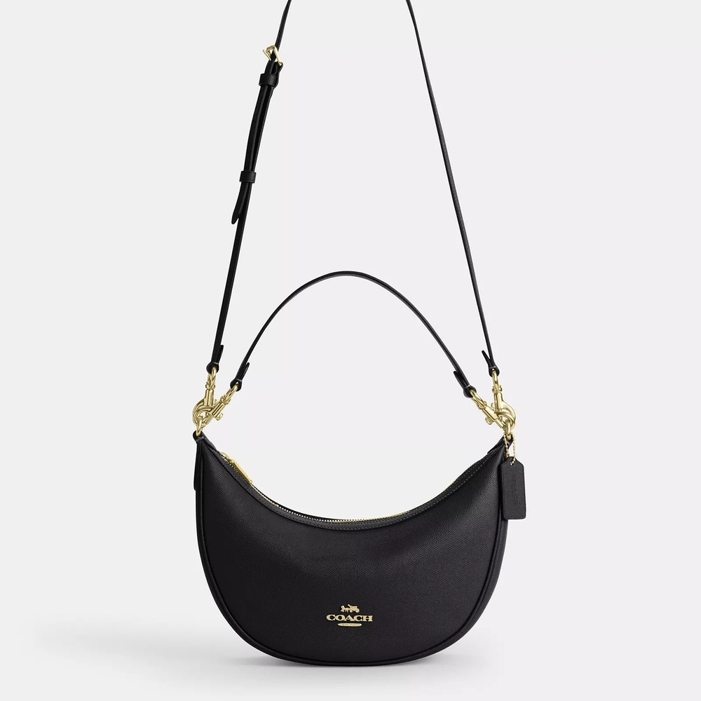 Coach Black and Gold Shoulder Bag